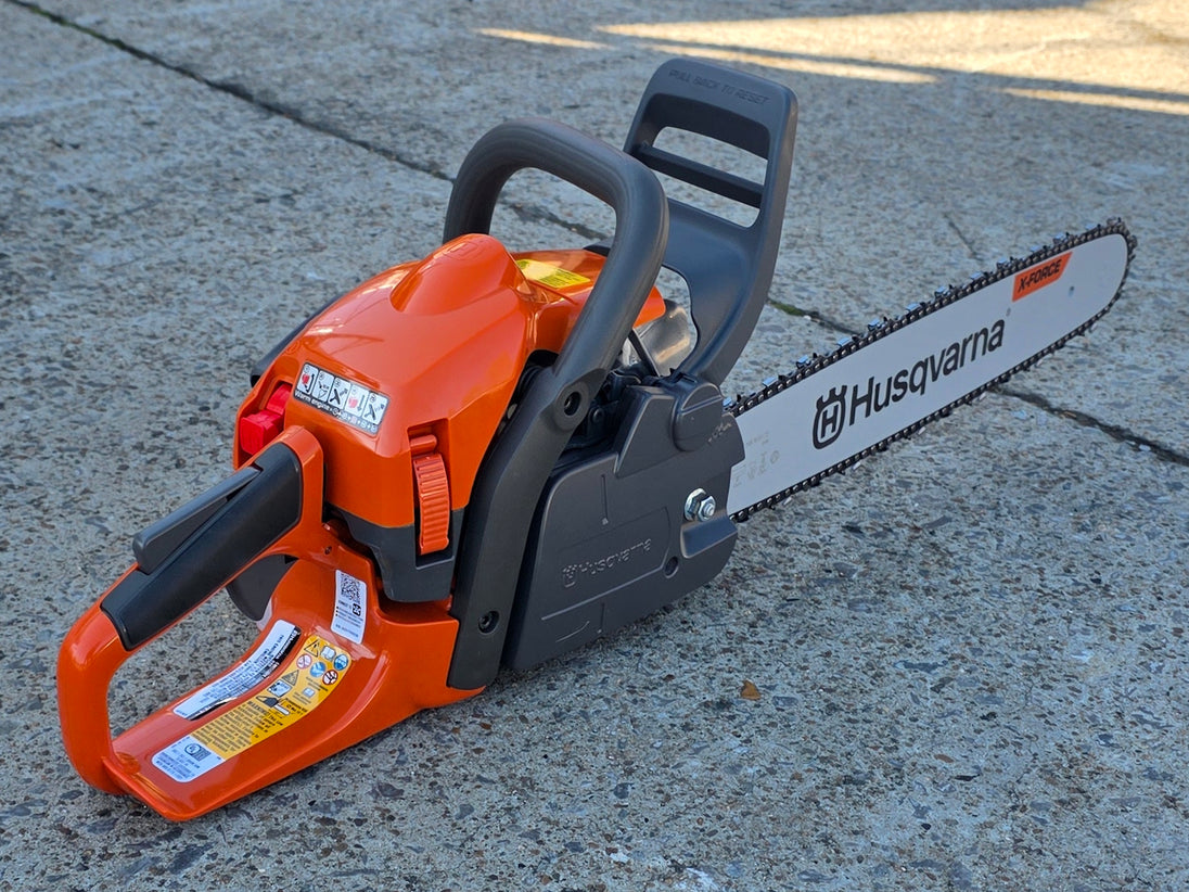 Husqvarna 440 18" Chainsaw 40.9 cc Engine Fully Assembled (Unboxed) Back right angle picture 