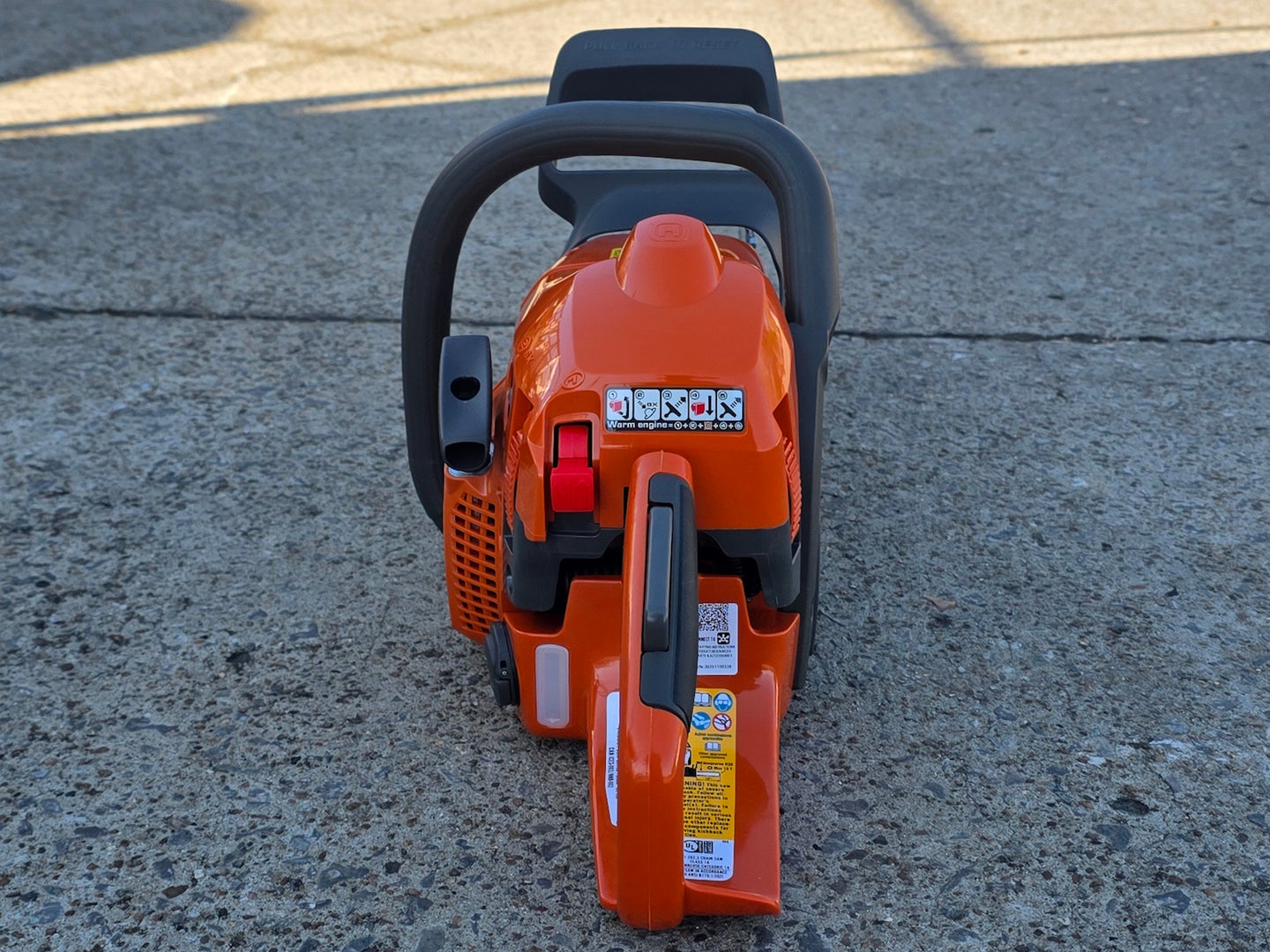 Husqvarna 440 18" Chainsaw 40.9 cc Engine Fully Assembled (Unboxed) Back side picture 