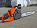 Husqvarna 450 Rancher 20" Gas Powered Chainsaw (Unboxed) back right angled view picture 