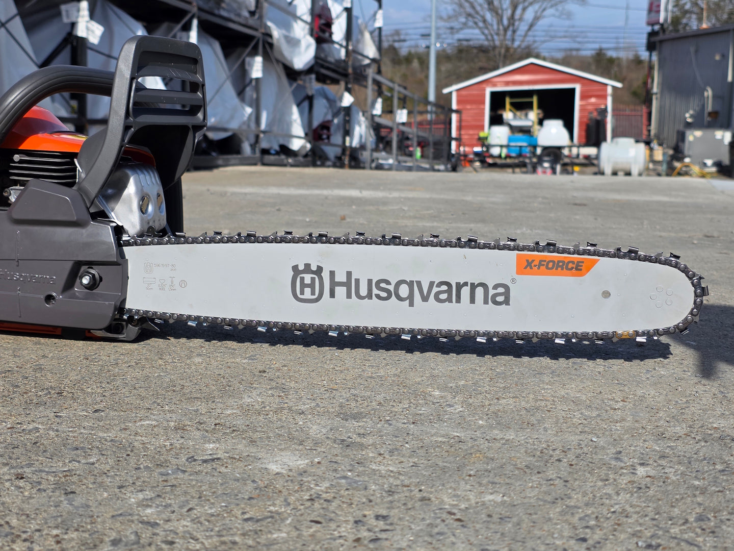 Husqvarna 450 Rancher 20" Gas Powered Chainsaw (Unboxed) chain view picture 