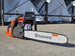 Husqvarna 450 Rancher 20" Gas Powered Chainsaw (Unboxed) front left angled view picture 