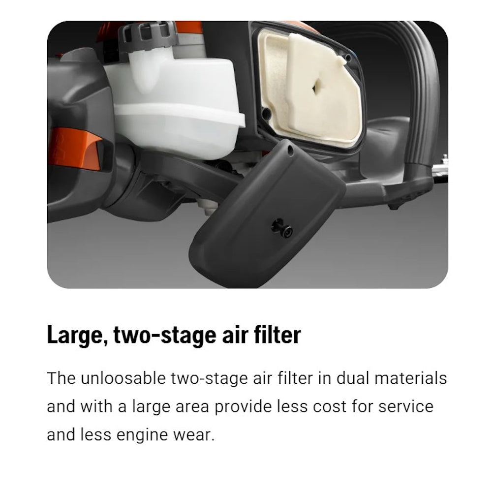 Husqvarna 522HDR75S - 21.7cc 30" Double Sided Hedge Trimmer, Bundle View.