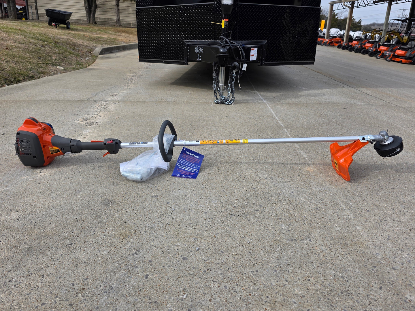 Husqvarna 522L Gas 22.5cc Straight String Trimmer (Unboxed) left side view picture 