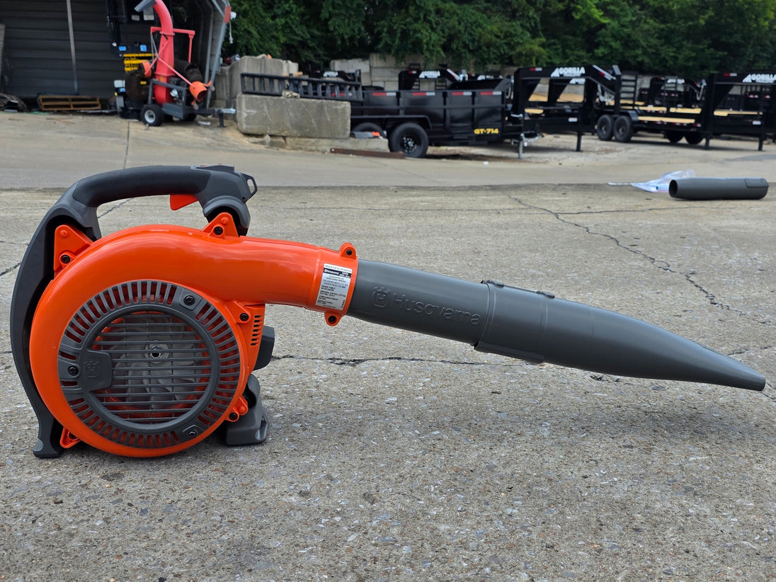 Husqvarna 525BX Handheld Commercial Leaf Blower X-Torq Low Vib (Unboxed) Attachment A left side picture 