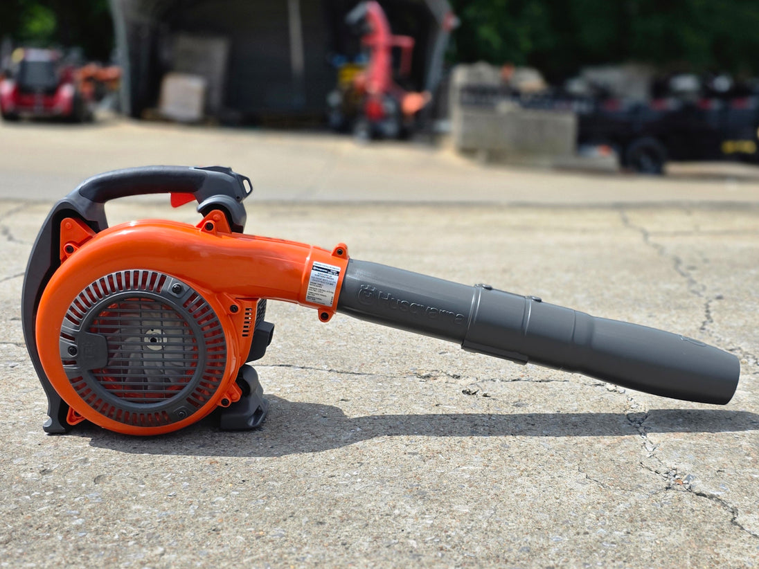 Husqvarna 525BX Handheld Commercial Leaf Blower X-Torq Low Vib (Unboxed) Attachment B Left side picture 