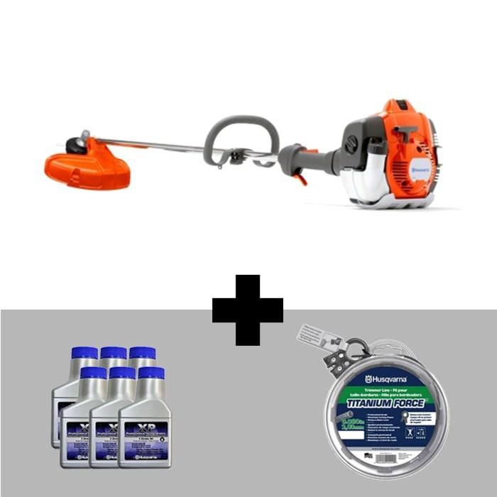 Husqvarna 525L String Trimmer Straight Shaft 25.4cc w/ Extra Oil & Trimmer Line - SLE Equipment - 1