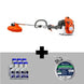 Husqvarna 525L String Trimmer Straight Shaft 25.4cc w/ Extra Oil & Trimmer Line - SLE Equipment - 1