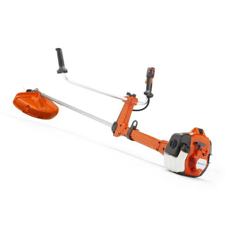 Husqvarna 525RX 25.4cc Handheld Gas Brush Cutter - Bike Handles,Side View. 