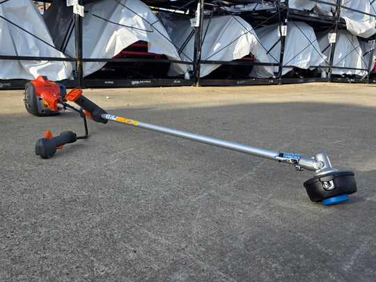 Husqvarna 525RX Brushcutter 25.4cc Engine Bike Handle front left angled view picture