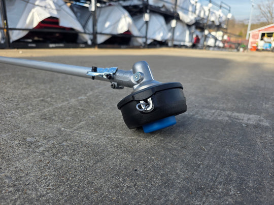 Husqvarna 525RX Brushcutter 25.4cc Engine Bike Handle top trimmer head view picture 