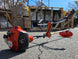 Husqvarna 525RX Commerical Brushcutter 25.4cc Engine Bike Handle Back right angle picture.