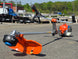Husqvarna 525RX Commerical Brushcutter 25.4cc Engine Bike Handle Front right angle picture 