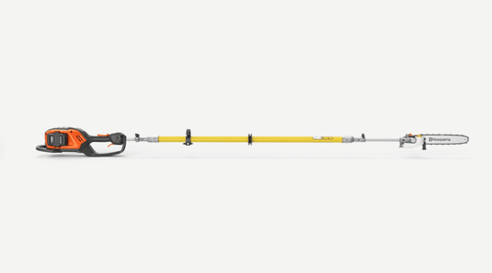 Husqvarna 525iDESP MADSAW 40V professional battery Dielectric Pole Saw ,Side View. 
