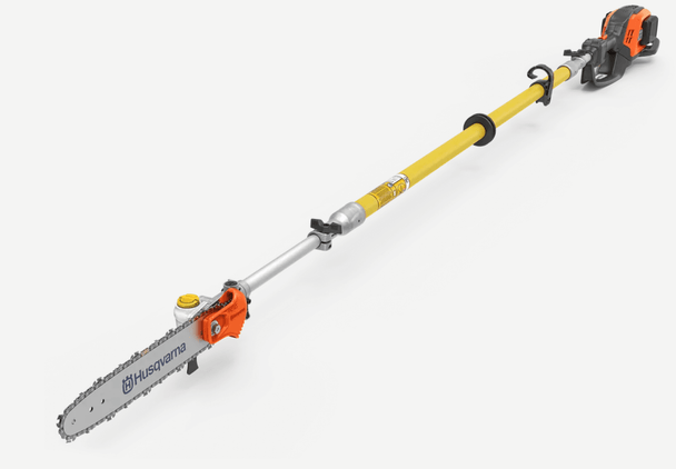 Husqvarna 525iDESP MADSAW 40V professional battery Dielectric Pole Saw ,Front View. 