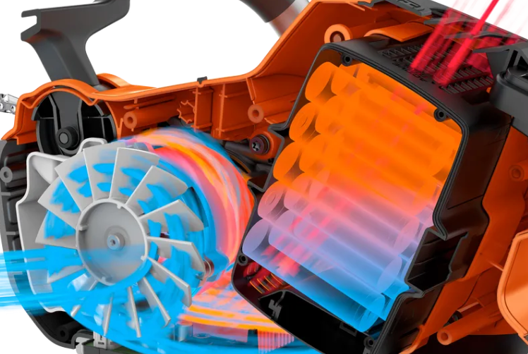 Husqvarna_525iECS_40v_Pro_Edger_Curved_Shaft, ActiveCool View. 