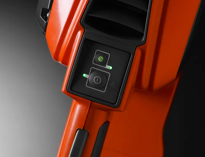 Husqvarna 535iXP 14" .043 Gauge 40V Battery Powered Chainsaw - Tool Only,Key Pad View. 