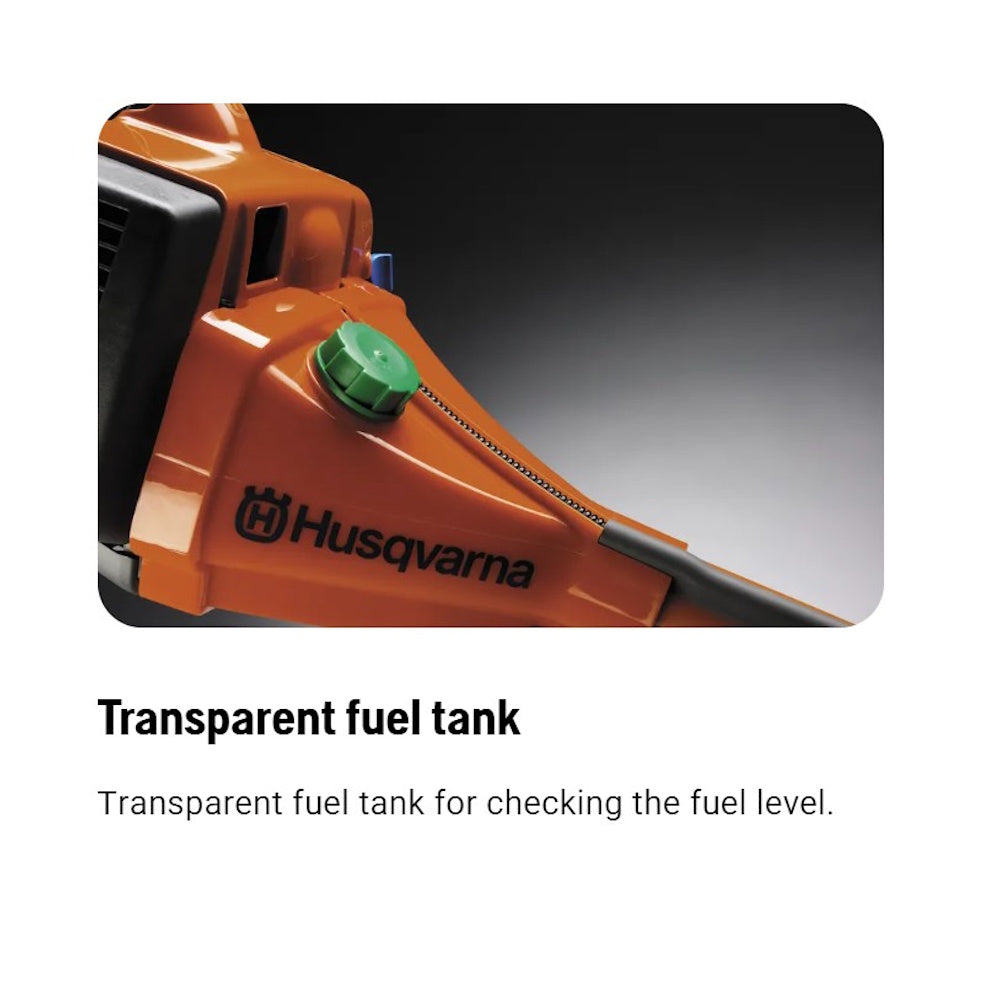 Husqvarna 545FR Gas Bike Brushcutter Transparent Fuel Tank