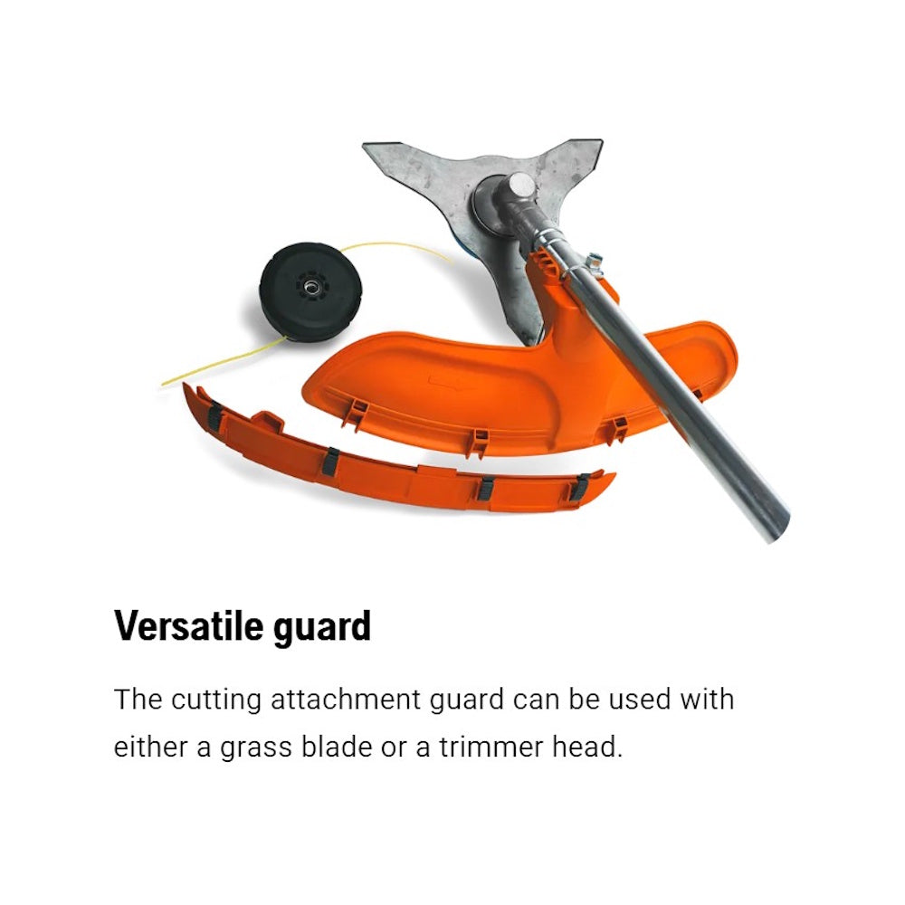 Husqvarna 545FR Gas Bike Brushcutter Versatile Guard