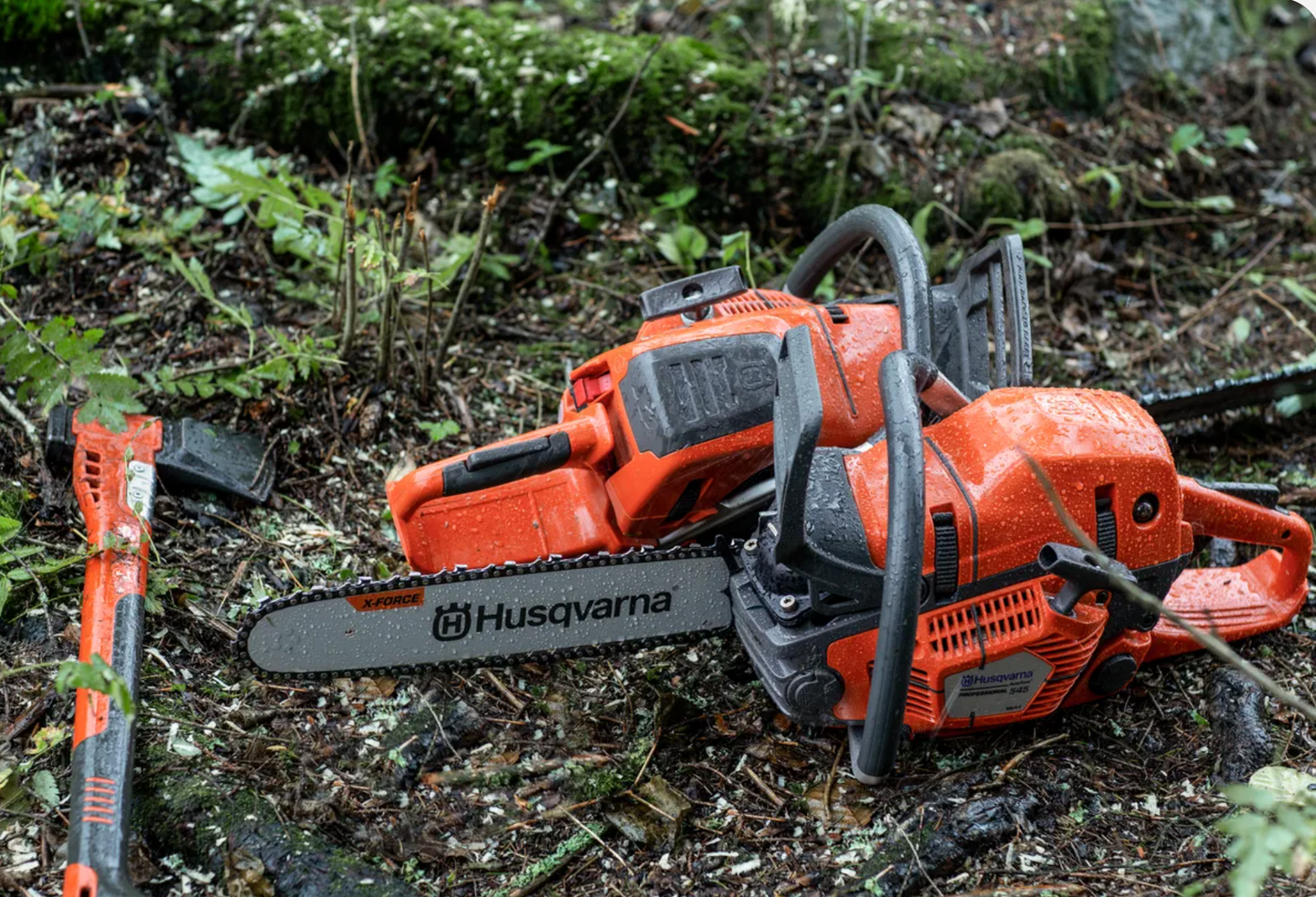 Husqvarna 545 Mark II Gas - Powered 20" Chainsaw 50.1cc X - Torq .050 Gauge - SLE Equipment - 6