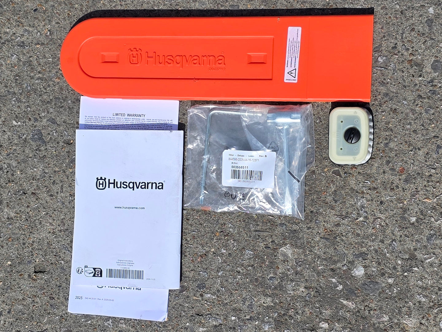 Husqvarna 550XPG II Gas-Powered 50.1cc X-Torq .050 Gauge 16" Chainsaw (Unboxed) Accessory picture 