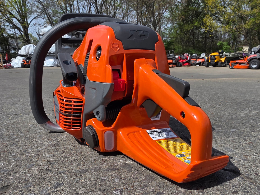 Husqvarna 550XPG II Gas-Powered 50.1cc X-Torq .050 Gauge 16" Chainsaw (Unboxed) Back left angle picture 