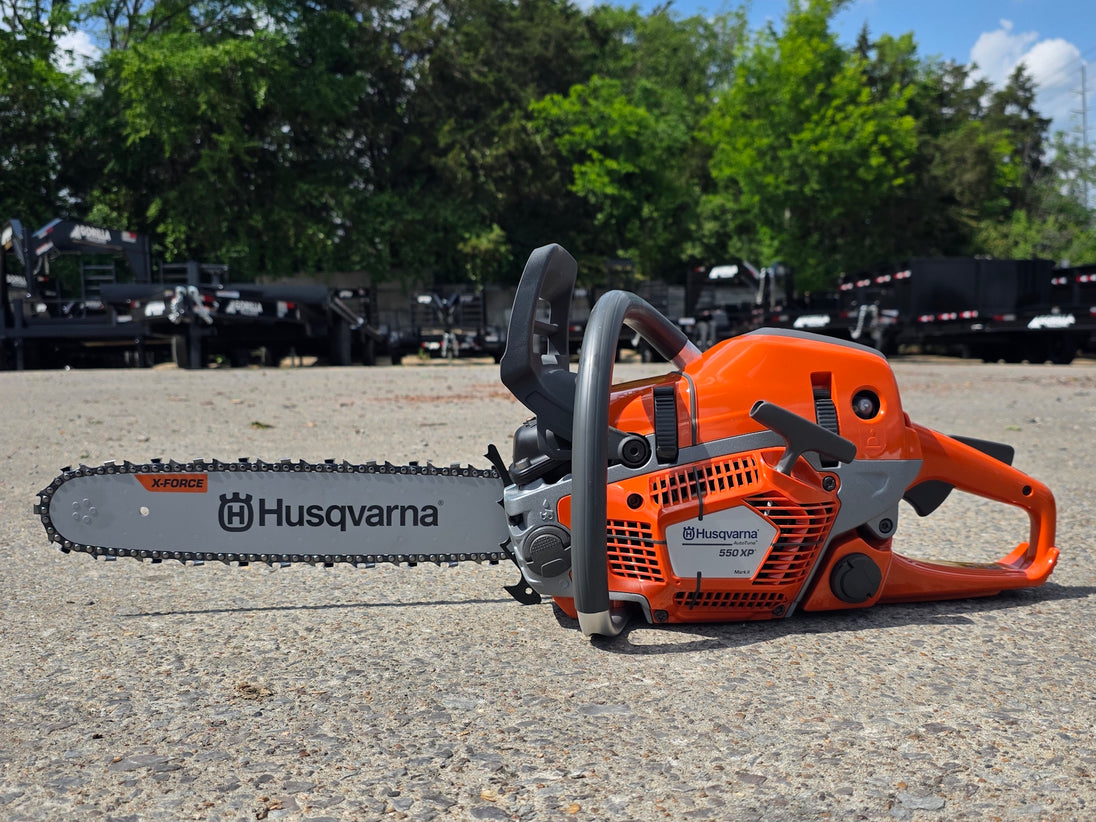Husqvarna 550XP II Gas-Powered 50.1cc X-Torq .050 Gauge 16" Chainsaw (Unboxed) Right side picture 