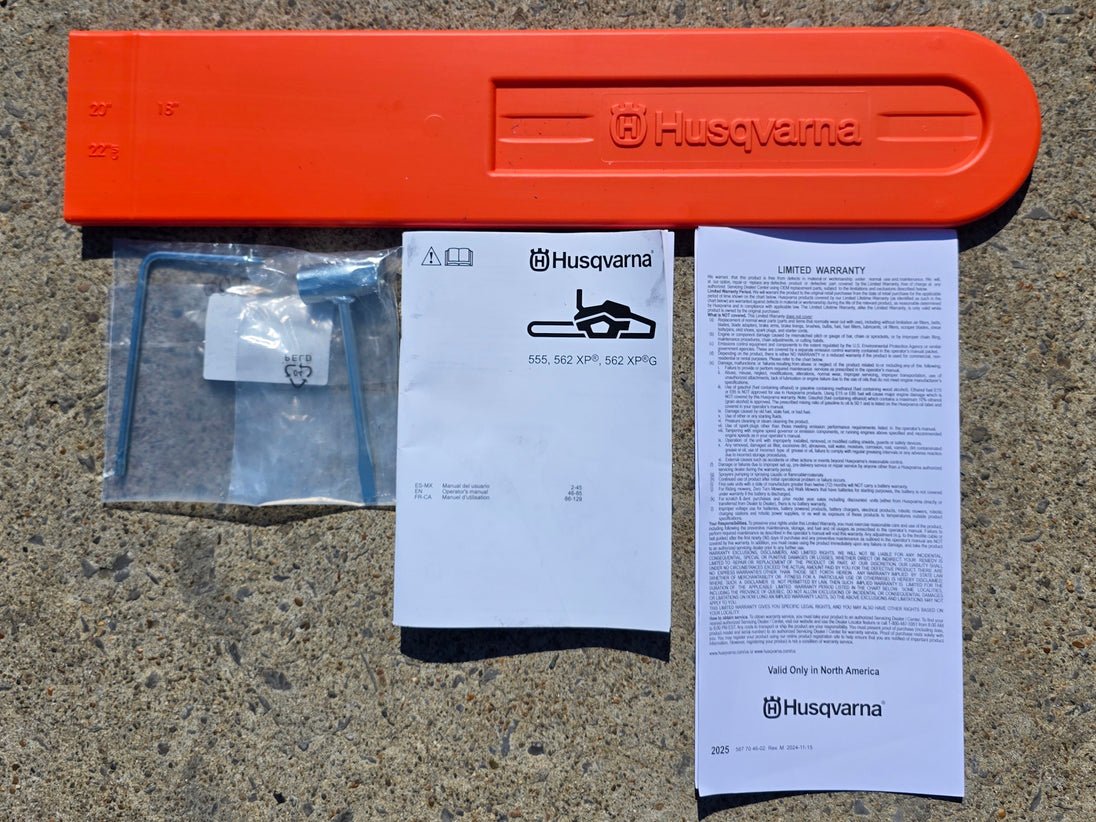 Husqvarna 555 20" Chainsaw Professional .050 Gauge 59.8cc X-Torq AutoTune Engine (Unboxed) Accessory picture 