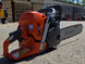 Husqvarna 555 20" Chainsaw Professional .050 Gauge 59.8cc X-Torq AutoTune Engine (Unboxed) Back right angle picture 