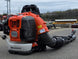 Husqvarna 560BTS Gas Backpack Leaf Blower 66cc 2-Cycle 890CFM 232MPH (Unboxed) Back left angle picture