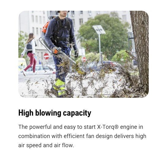 Husqvarna 570BFS Backpack Leaf Blower - 65.6cc X - Torq Engine (Open Box) - SLE Equipment - 3