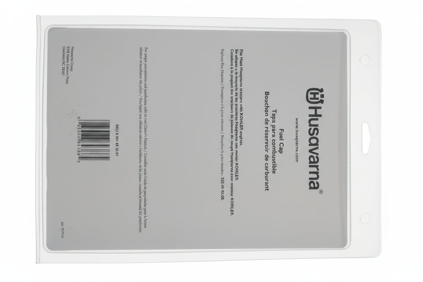 Husqvarna 581693601 Universal Fuel Cap – OEM Replacement Part - SLE Equipment - 5