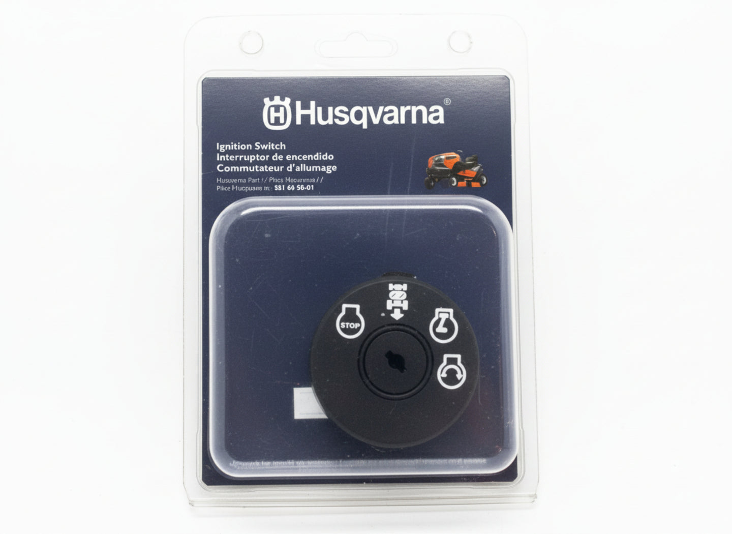 Husqvarna 581695001 Lawn Tractor Ignition Starter Switch front straight packaging