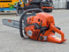 Husqvarna 585 Gas Chainsaw 28" 86cc 3/8 Pitch .050 Gauge back left angled view picture 