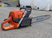 Husqvarna 585 Gas Chainsaw 28" 86cc 3/8 Pitch .050 Gauge back right angled view picture 