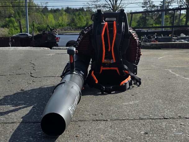 Husqvarna 590BTS Pro Backpack Blower LowVib 216MPH (Unboxed) Front side picture 