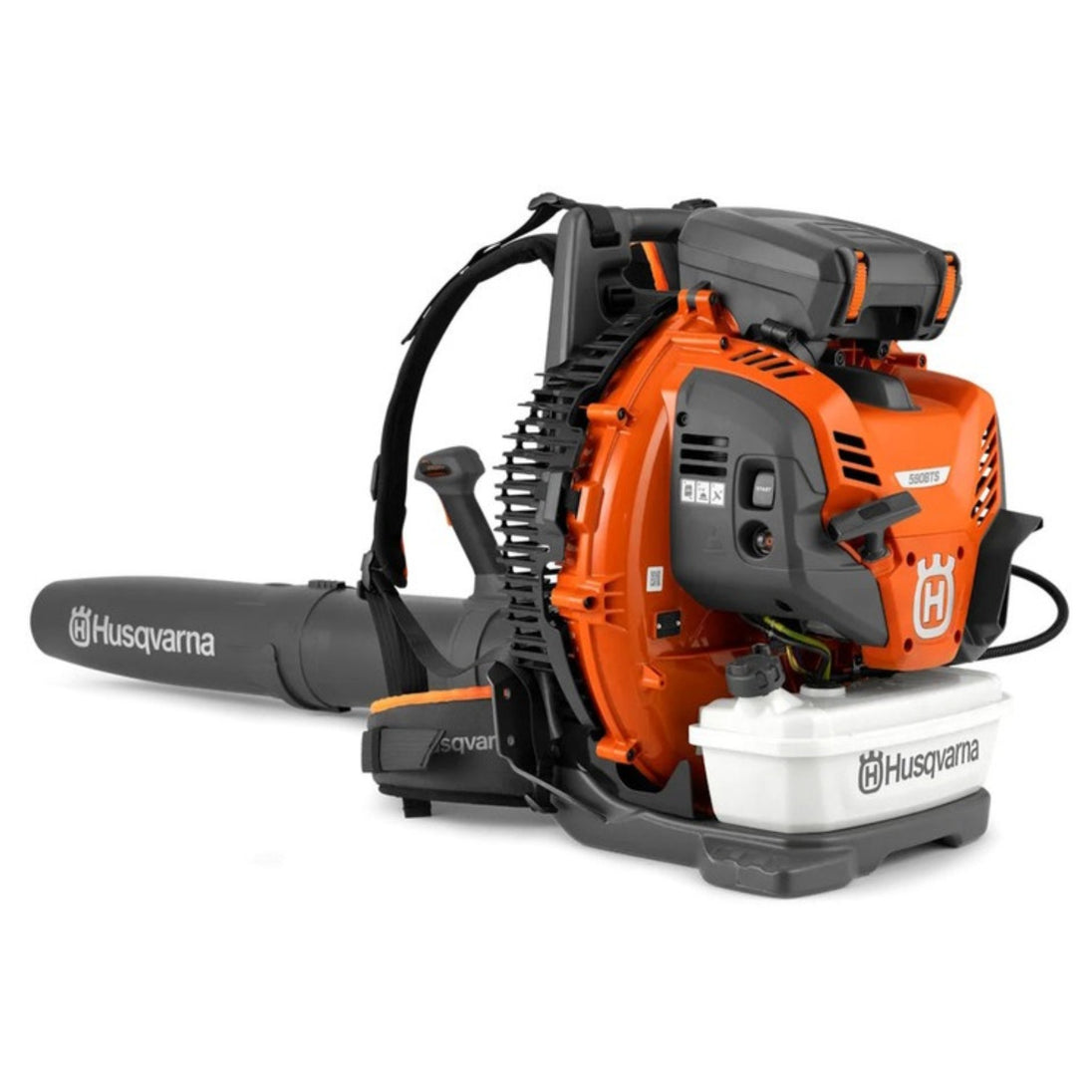 Husqvarna 590BTS Professional Backpack Blower – Most Powerful, 1245 CFM, 56N,Back View. 