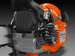 Husqvarna 592 XP G 93cc Gas Chainsaw 28", XT-Light, Heated, Motor View. 