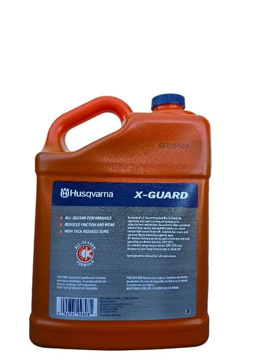 Husqvarna 593152802 Chainsaw Bar & Chain Oil 1 Gallon  back straight picture 
