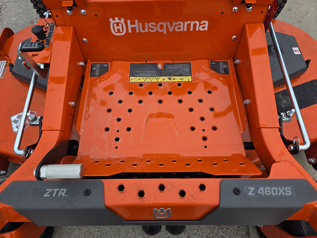 Husqvarna 60" Z460XS Zero Turn Mower 23.5HP KAW floor panel view picture 