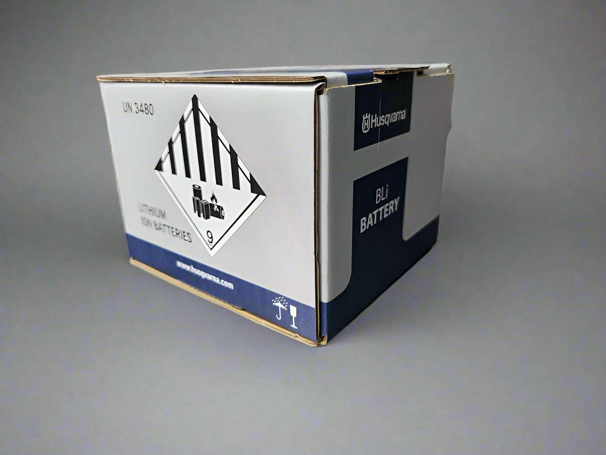 Husqvarna BLi200X Replacement Battery 970 44 89‑02,Box View