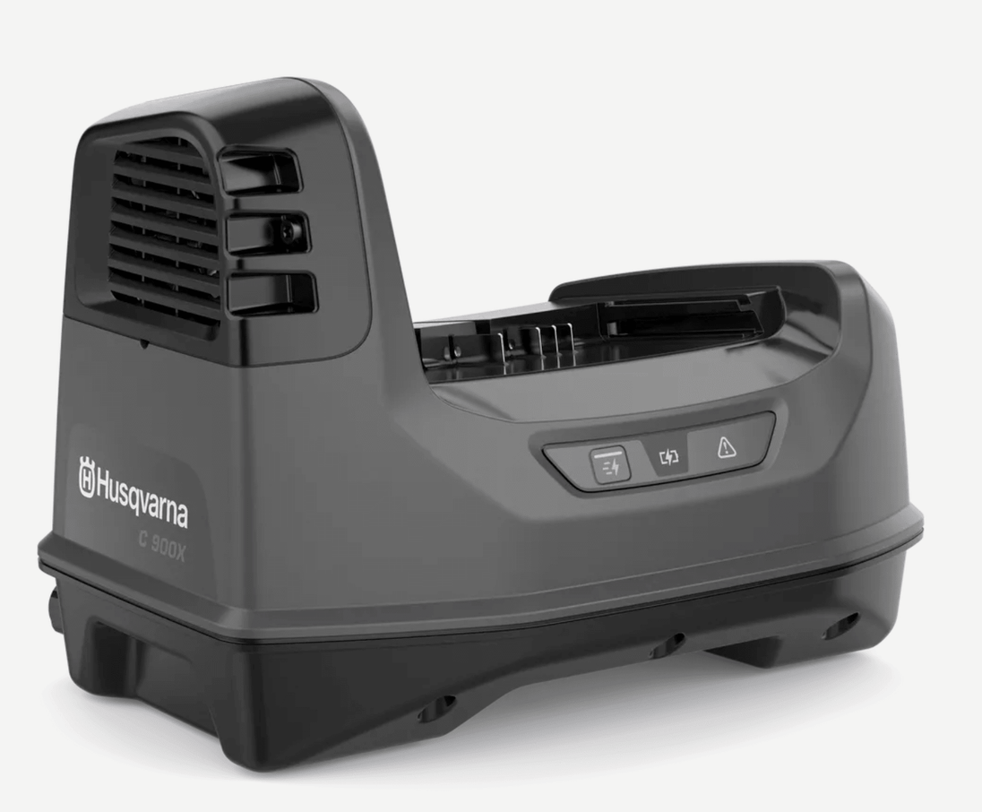 Husqvarna C900X 900W PACE Charger,Front View. 