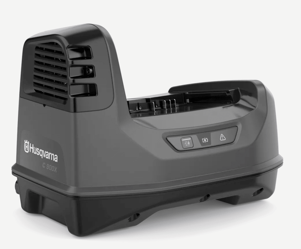 Husqvarna C900X 900W PACE Charger,Front View. 