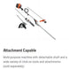 Husqvarna Gas Hedge Trimmer With Long Cutter Bar 122LKH,General View. 
