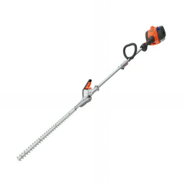 Husqvarna Gas Hedge Trimmer With Long Cutter Bar 122LKH,Side View.