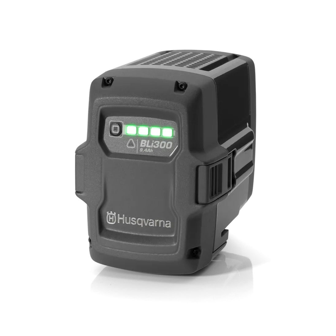 Husqvarna Genuine 967071902 BLI300 Battery,Front View.