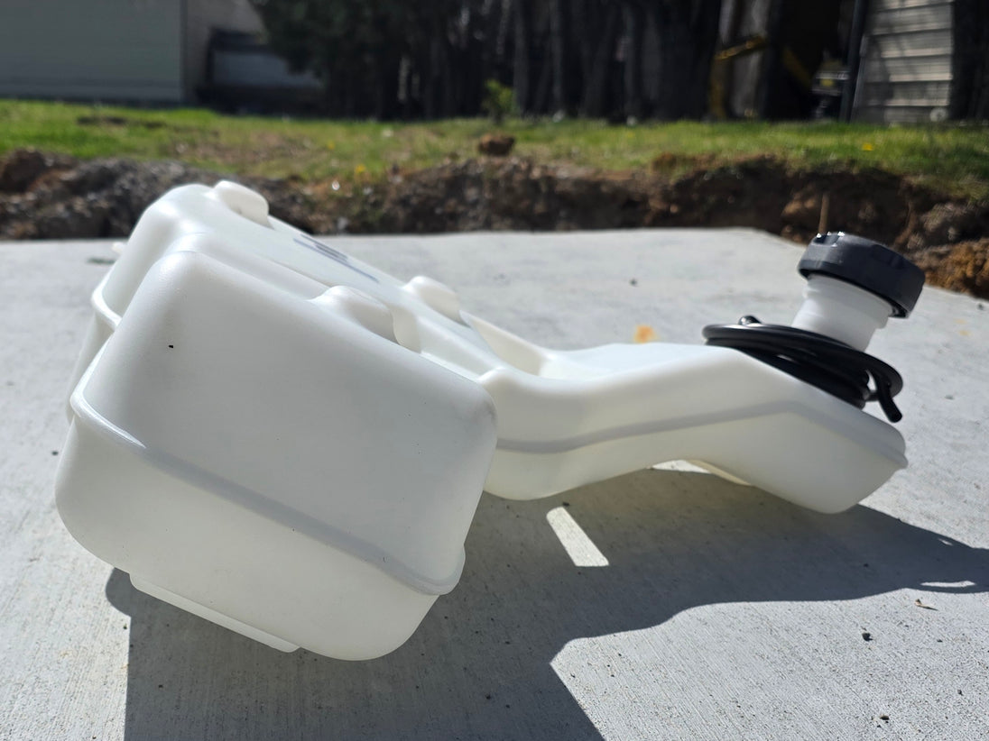 Husqvarna Genuine Part 529998405 FUEL TANK,4 GAL,2.25"NECK, 20 Left side picture 