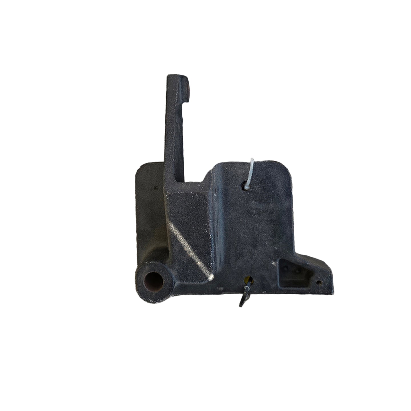 Husqvarna Genuine Part 539110287 Caster Casting, Right, Painted back view picture.
