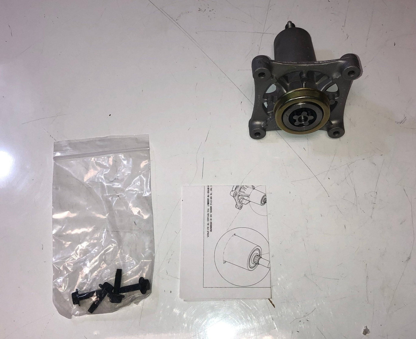 Husqvarna Genuine Part 587820301 Spindle Mandrel Greaseable Tall Kit - SLE Equipment - 2