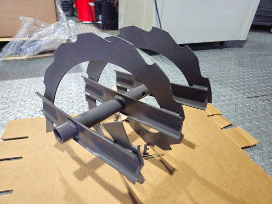 Husqvarna Grey Auger Blade Ribbed Left Hand 532436255 Image 4