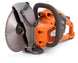 Husqvarna K535i Battery Power Cutter,Front View. 